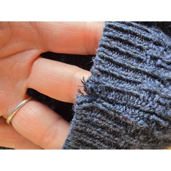 Vintage‎ Ocar De La Renta mens blue sweater size large - Picture 9 of 10